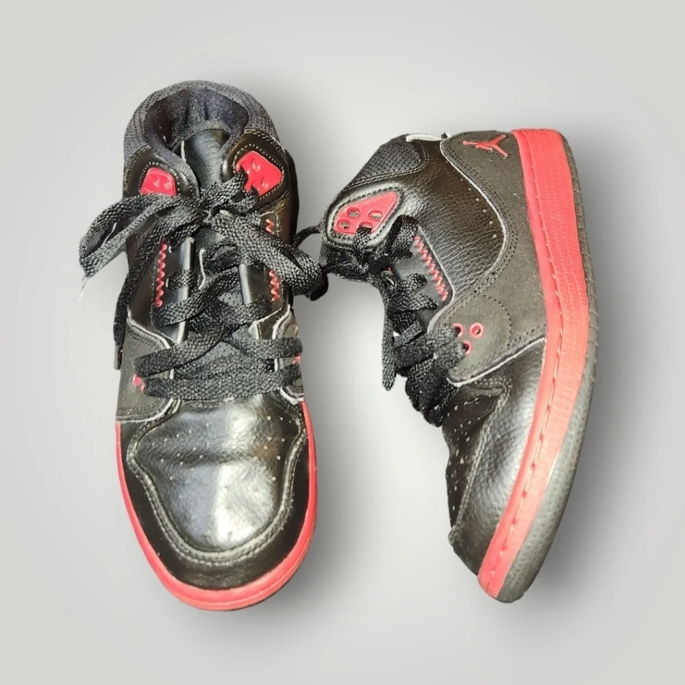 Nike Air Jordan 1 Flight 2 Black Red 23 Sneakers Shoes Youth 4